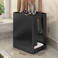 Stainless steel knife block - stainless,