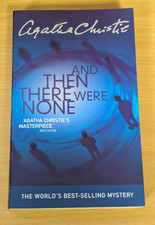 And Then There Were None - Christie, Agatha. paperback novel. Book, excellent.