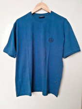 Blue Short-Sleeve Cotton T-Shirt From ‘Casa Moda’ (Size L)