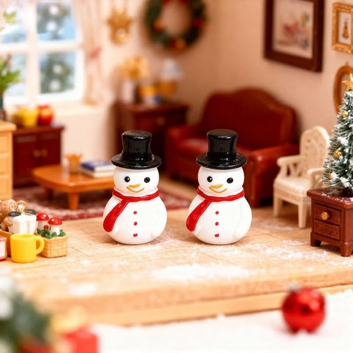 Miniature snowman pack 2 - of,