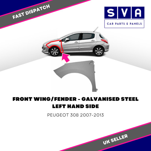 For peugeot 308 2007 - 308, 2007-2013