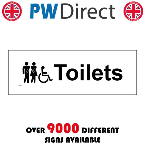 Sign toilets facilities - sign,