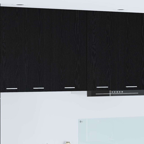Kitchen wall cabinet - , black
