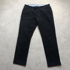 Ralph Lauren Men’s Slim Fit Cotton Corduroy Trousers Black Size W35 L31