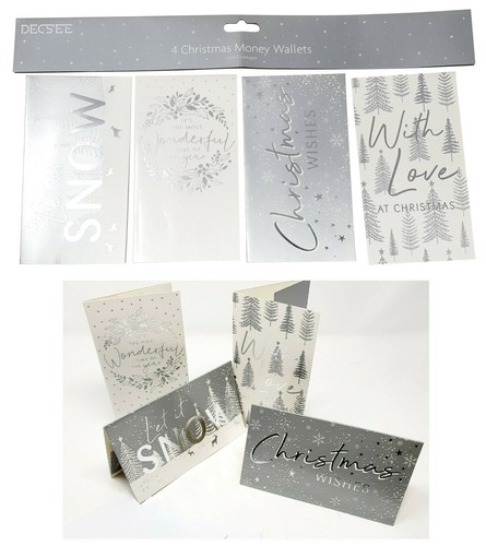 Silver christmas money - 4,
