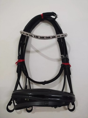 Dressage black leather - black,