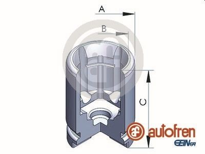Piston brake caliper - brake, autofren