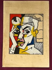 Roy Lichtenstein painting on