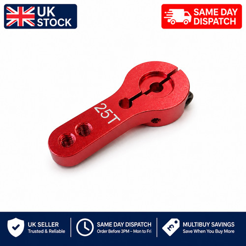 25t aluminium servo arm - 25t, horn