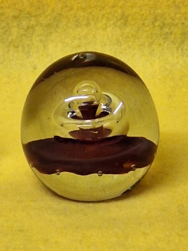 Vintage paperweight art glass - paperweight,