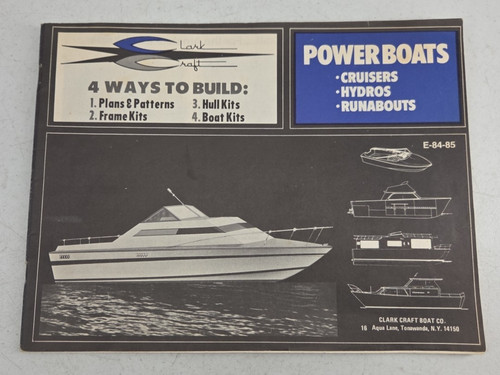 Vintage 1985 clark craft boat - vintage,