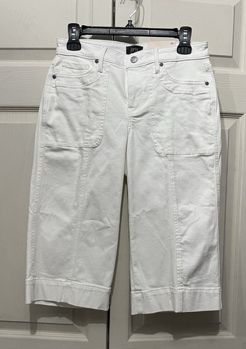 Nydj white wide leg pedal - nydj,
