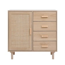 Rattan Buffet Bedside Table