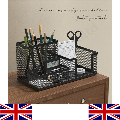 Metal mesh desk organiser - mesh,
