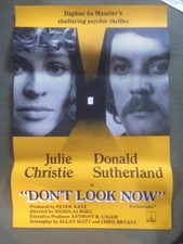Don't Look Now Original British Film Poster Donald Sutherland '73 Julie Christie