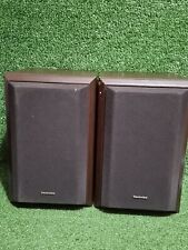 Technics SB-HD51 60W Bookshelf Speakers Brown 30cm High Genuine Tested Working