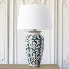 Ceramic Lamp Base White Shade