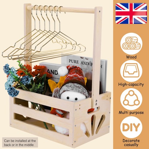 Wooden baby shower crate - baby,