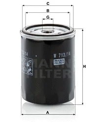 Oil filter fits austin - oil, fits: