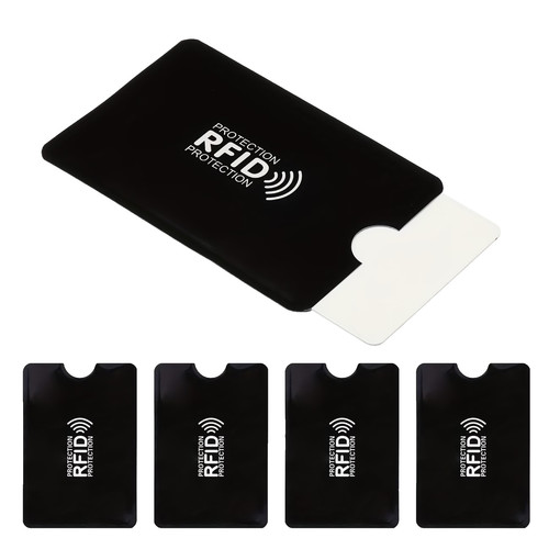 10x black rfid blocking card - 10x,