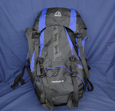 EUROHIKE PATHFINDER 65 Backpack Rucksack Blue Black Back Pack Ruck Sack 65L