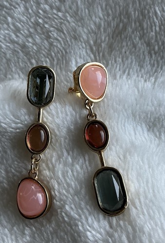 Women gold plated gemstones - gold,