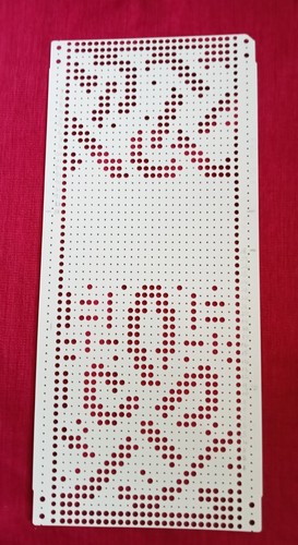Hand punched punchcard suit - hand,