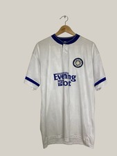 Leeds United Retro 1992 Home Shirt Score Draw - Size Large  (PTP 22")