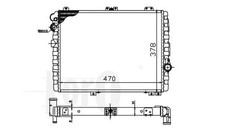 RADIATOR ENGINE COOLING FITS