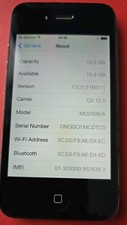 Apple iPhone 4s - 13GB - Black (O2 Uk) 