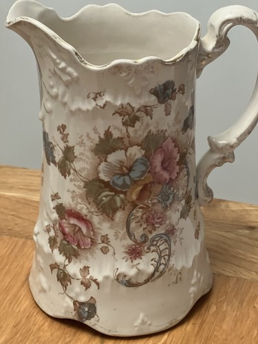 Vintage floral ceramic water - floral,