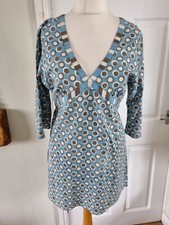 anokhi for east   Tunic Teal