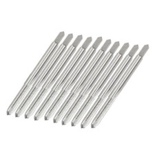 10 Pcs M4 x 0.7 4mm High Speed Steel HSS Machine Screw Coarse Thread Metric Taps