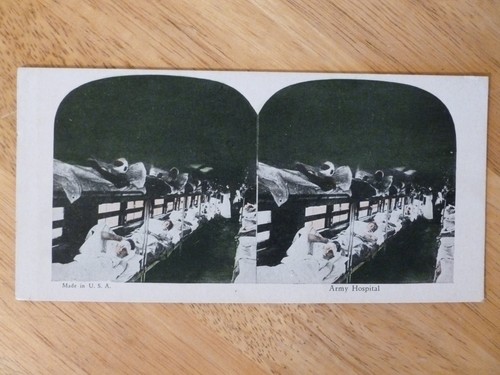 Stereoview view card - ww1,