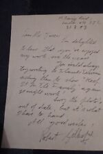Porridge Dad's Army Agony Hammer Horror ROBERT GILLESPIE hand signed letter