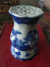 Antique Victoria Ironstone Hat Pin Stand or Flower Or Incense Holder