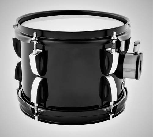 Inch tom drum - 8", black