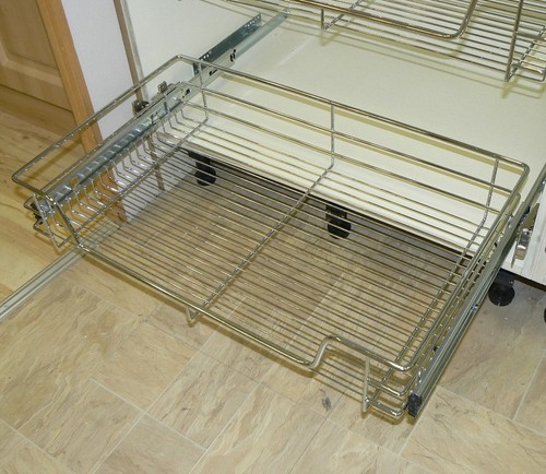 Pull out wire basket - basket, chrome
