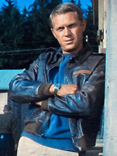 Handmade Hilts King The Great Escape Movie Steve Mcqueen Brown Leather Jacket