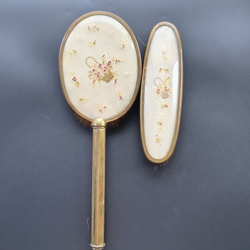 Vintage embroidered hair - vintage,