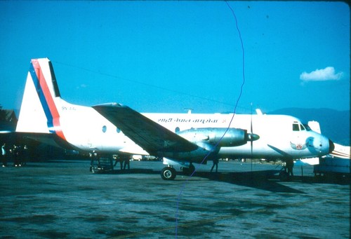 Civil aircraft colour slide - colour, of