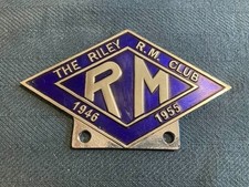 Riley RM Club badge