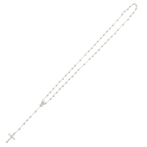 Beaded rosary necklace - beaded,