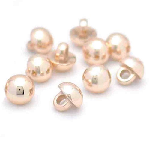 Rose gold half - ball, domed