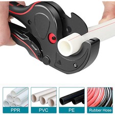 Plastic Tube Pipe Cutting Tools PVC PP PE Cutter 0mm-75mm Quick Ratchet Shears