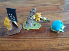 Winnie The Pooh Piglet R&R Hill hand painted miniature 3 figurines bundle three