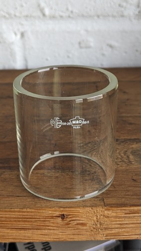Vintage msg miners lamp glass - msg,