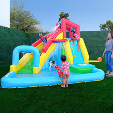 My 1st Water Slide Splash and