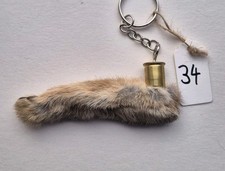 Stocking Filler - Lucky Rabbits Foot Keyring, Wiccan, Wicca, Goth, Charm LOT 34