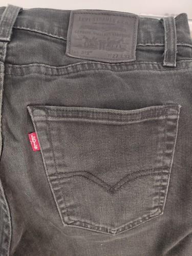 Levis 512 jeans black w27 - black,